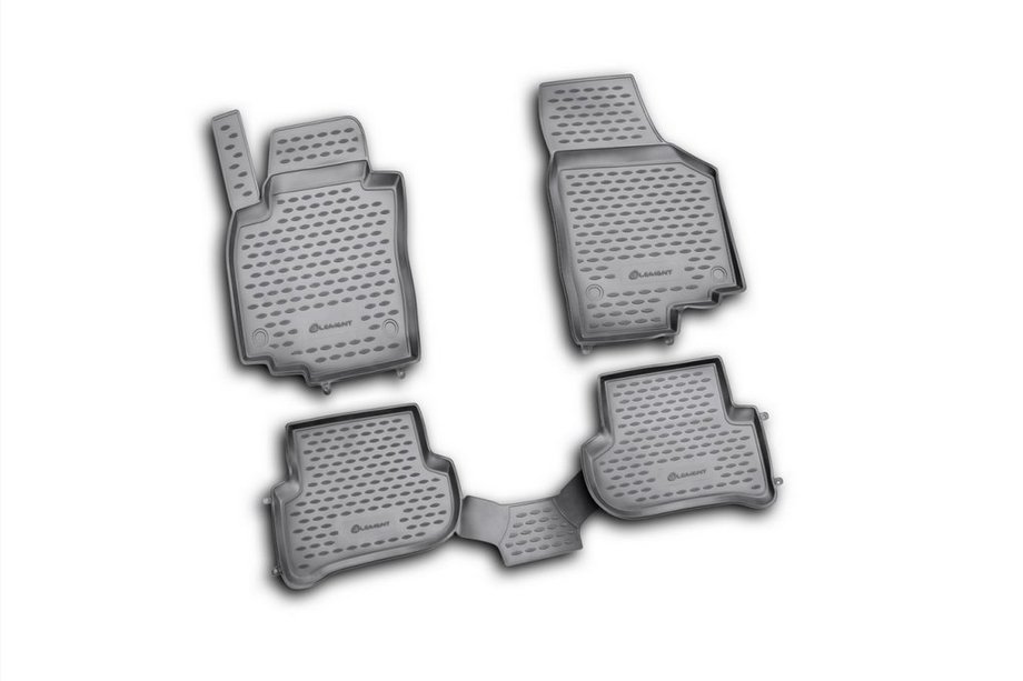 Skoda Yeti 2009–2017 Rubberen vloermattenset voor interieur (4 stuks, Novline) Image