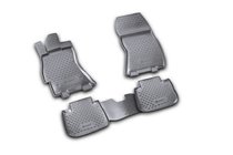 Subaru Legacy 2009–2014 Rubberen vloermattenset voor interieur (4 stuks, Novline) foto 1