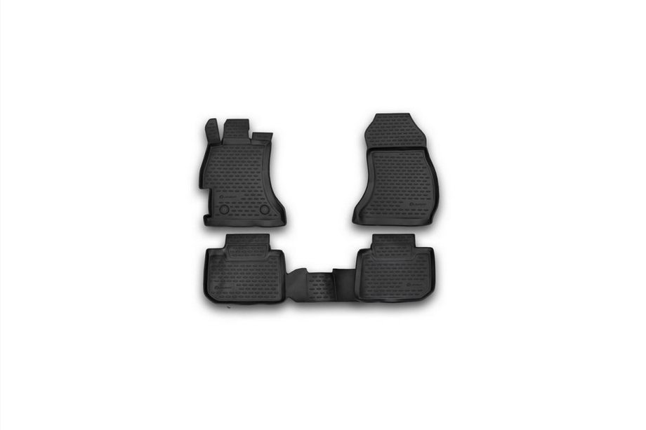 Subaru XV 2011–2017 Rubberen vloermattenset voor interieur (4 stuks, Novline) Image