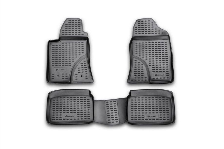 Toyota Avensis 2003–2009 Rubberen vloermattenset voor interieur (4 stuks, Novline) Image