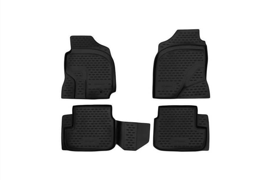 Toyota Rav 4 2001–2005 Rubberen vloermattenset voor interieur (4 stuks, Novline) Foto 1