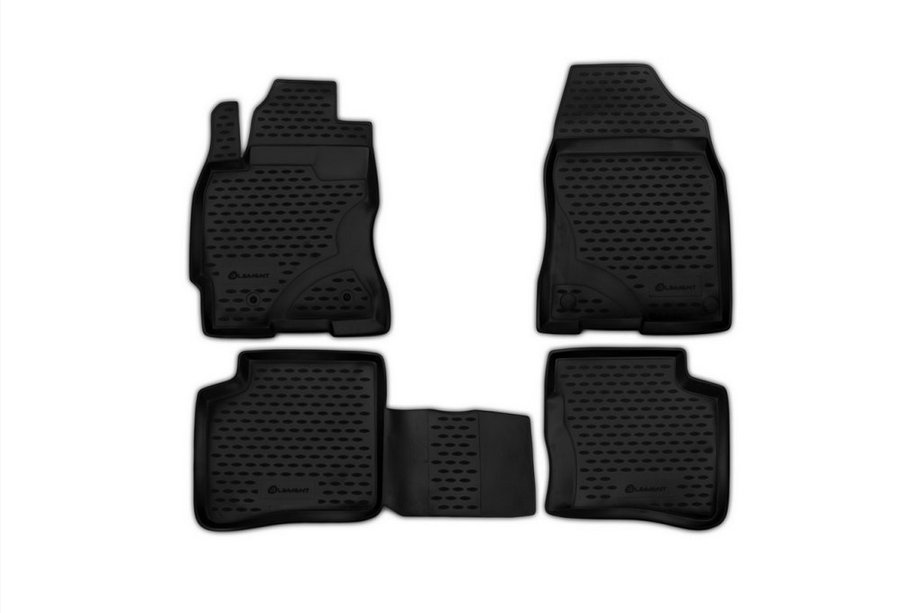 Toyota Prius 2009–2015 (2003-2009) Rubberen vloermatten voor interieur (4 stuks, Novline) Foto 1