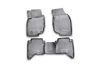 Toyota Hilux 2006–2015 (2011-2015) Rubberen automatten voor het interieur (4 stuks, Novline) foto 1
