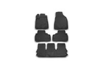 Toyota Highlander 2013–2019 Rubberen vloermatten voor interieur (5 stuks, Novline) foto 1