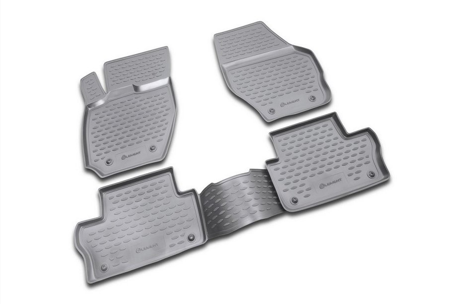 Volvo XC60 2009–2017 Rubberen vloermattenset voor interieur (4 stuks, Novline) Image
