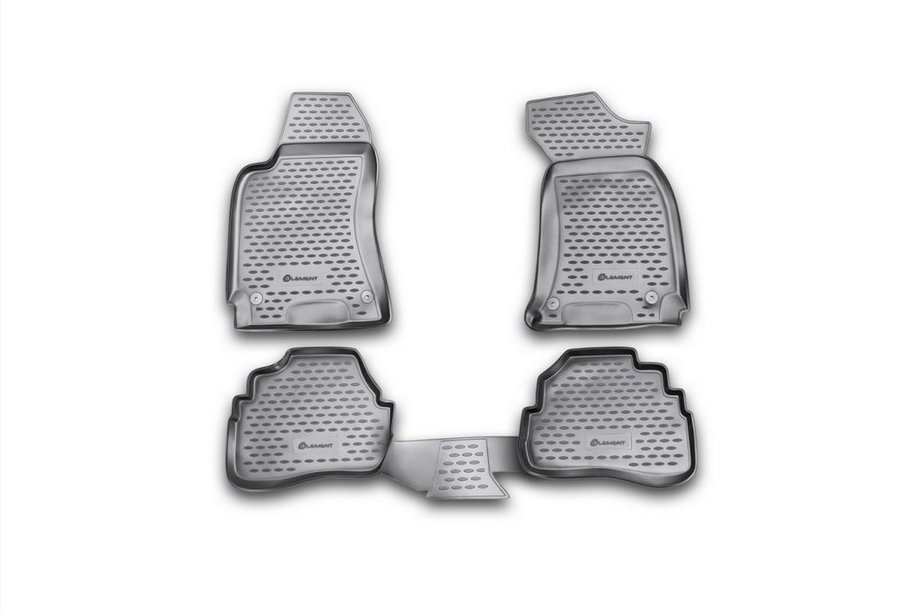 Volkswagen Passat B5 1997–2005 Rubberen vloermattenset voor interieur (4 stuks, Novline) Image