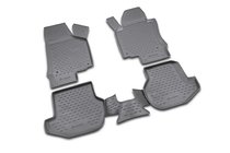 Volkswagen EOS 2006–2011 Rubberen vloermattenset voor interieur (4 stuks, Novline) foto 1