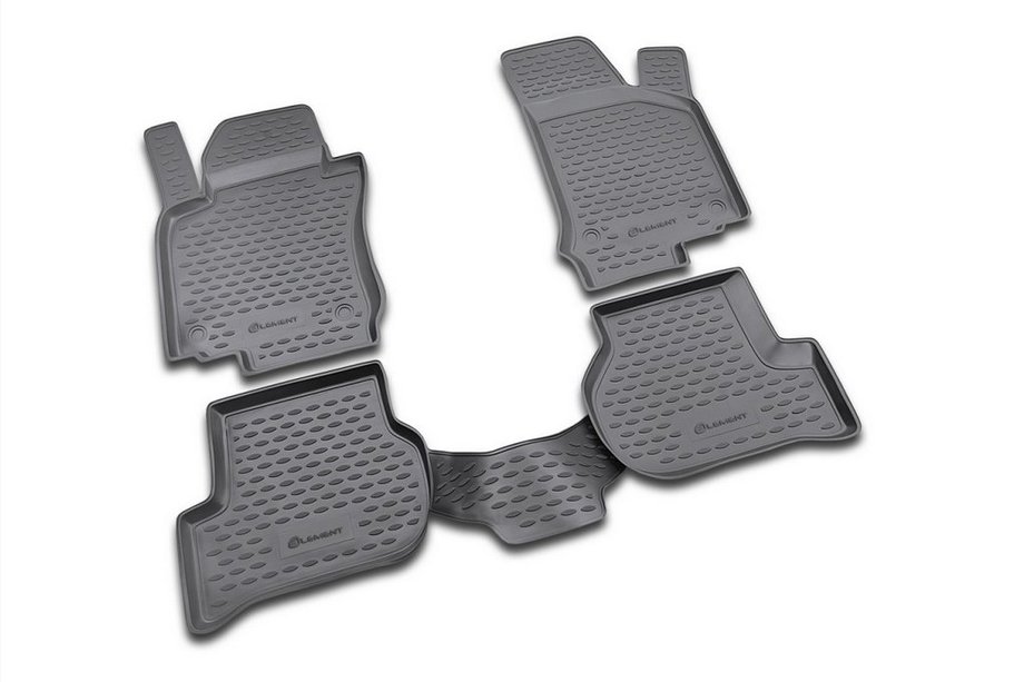 Volkswagen Golf 6 2008–2014 Rubberen vloermattenset voor interieur (4 stuks, Novline) Image