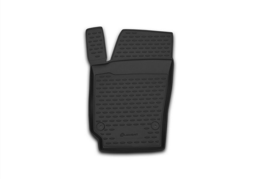 Volkswagen Polo 2010–2017 Rubberen vloermat (linksvoor) voor het interieur (Novline) SD Image