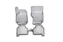 Volkswagen Amarok 2010–2022 Rubberen vloermattenset voor interieur (4 stuks, Novline) foto 1