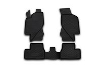 Lada Granta 2011– Rubberen vloermattenset voor interieur (4 stuks, Novline) foto 1