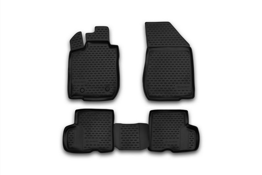 Lada Largus 2012– Rubberen automatten voor interieur (5 stuks, Novline) 7-zits Image