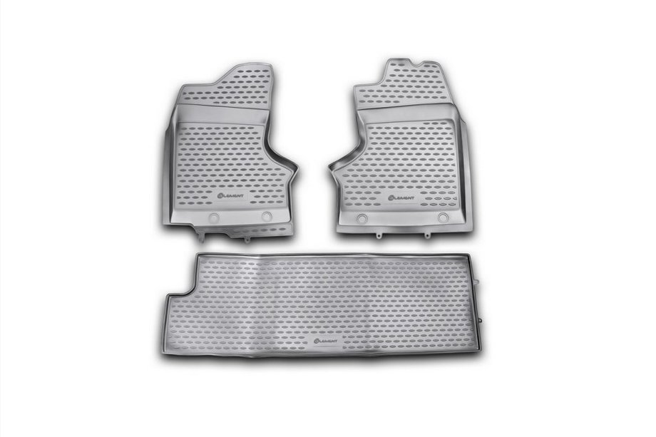GAZ Gazelle, Sobol 1998– (27057) Rubberen automatten voor het interieur (3 stuks, Novline) Image