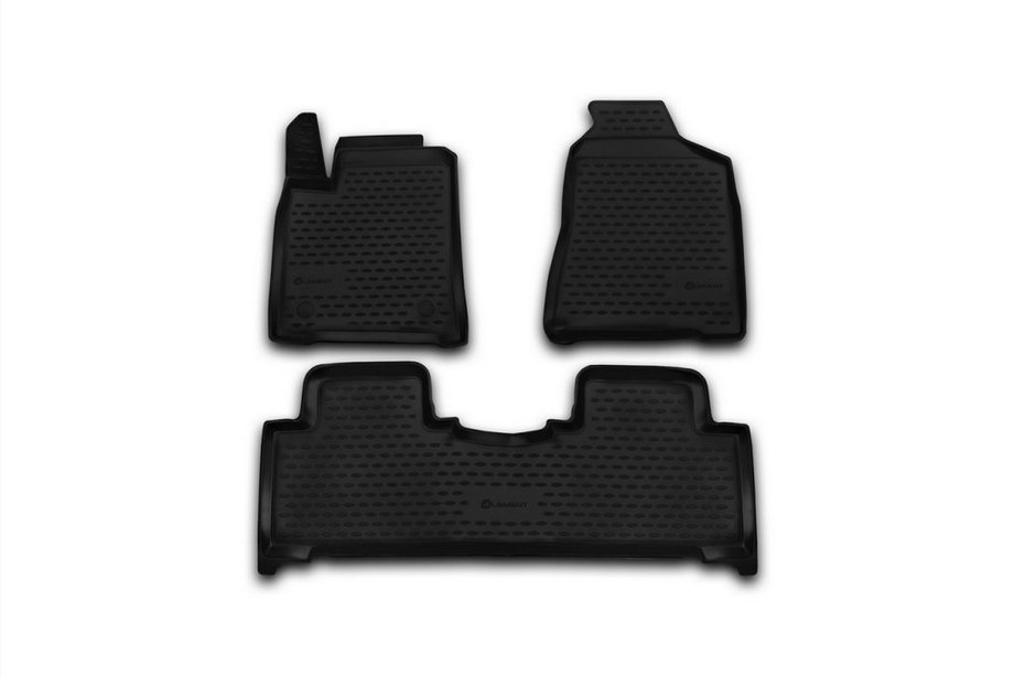 SsangYong Action 2005–2018 (2013↗) Rubberen vloermatten voor interieur (3 stuks, Novline) Image