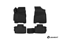 Daewoo Gentra 2013– Rubberen vloermattenset voor interieur (4 stuks, Novline) foto 1