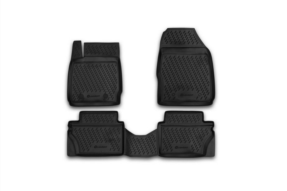 Ford Fiesta 2008–2017 Rubberen vloermattenset voor interieur (4 stuks, Novline) Image