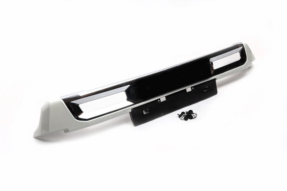 Toyota Land Cruiser Prado 150 2009–2023 Voorbumper lip met verlichting (2017-) Image