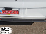 Opel Vivaro 2001–2015 Achterbumperbeschermer Natanika (RVS) foto 1