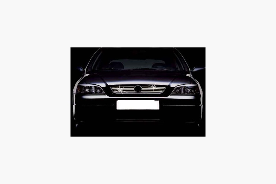 Opel Astra G Classic 1998–2012 Grille sierlijsten (8-delig, RVS) Image