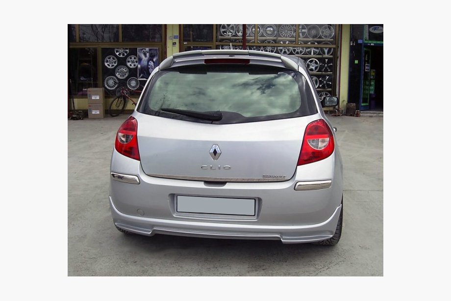 Renault Clio III 2005–2012 Achterbumper diffuser V1 (spuitklaar) Image