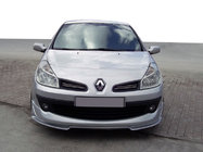 Renault Clio III 2005–2012 Voorbumper lip V1 (spuitklaar) foto 1