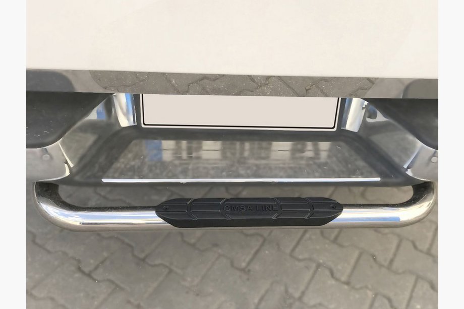 Isuzu D-Max 2011–2019 Omsa achterbeschermbeugel (RVS) 70 mm Image