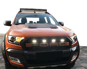 Ford Ranger 2011–2022 Voorgrille met LED V2 Rood foto 1
