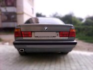 BMW 5 Serie E34 1988–1995 RVS kofferbakrand foto 1