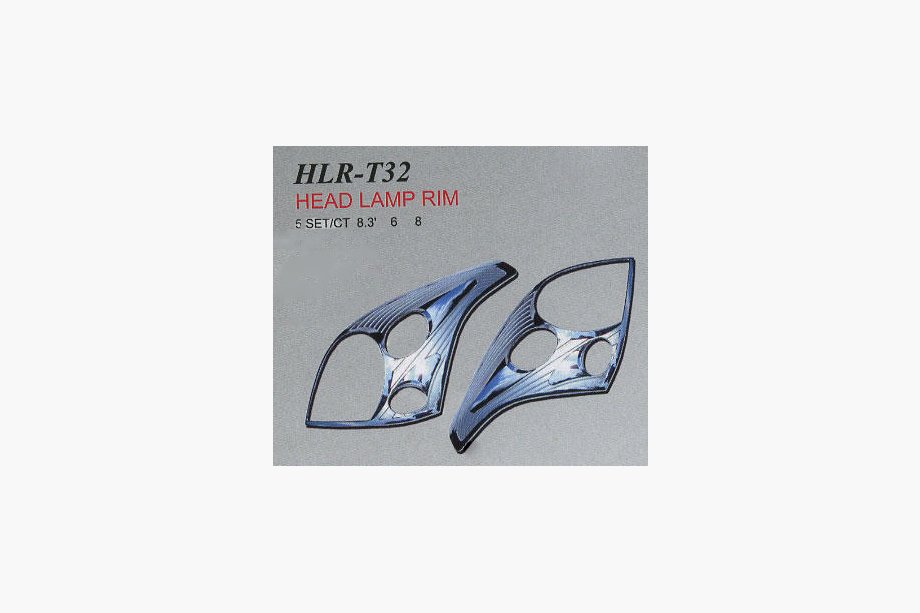 Toyota Land Cruiser Prado 120 2002–2009 Koplampranden V1 (set van 2 stuks, kunststof) Image