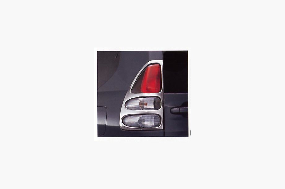 Toyota Land Cruiser Prado 120 2002–2009 Achterlichtcovers (2 stuks, kunststof) Image