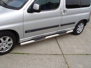 Citroen Berlingo 1996–2008 Sidebars (2 stuks, RVS) foto 1