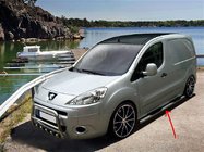 Citroen Berlingo 2008–2018 Sidebars (2 stuks, RVS) 70 mm, met kunststof opstaptreden foto 1