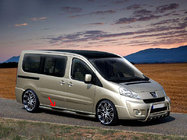 Fiat Scudo 2007–2015 Sidebars BB002 (2 stuks, RVS) 60 mm, korte wielbasis foto 2
