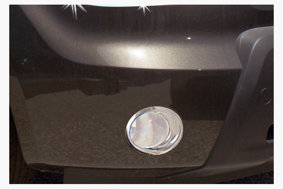 Kia Soul I 2008–2013 RVS omlijsting voor mistlampen (set 2 stuks) Image