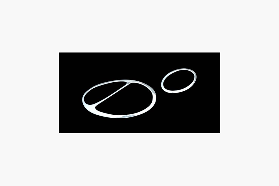 Mercedes E-class W211 2002–2009 Koplamp sierlijsten (2 st., kunststof) Foto 1