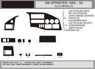 Volkswagen LT 1995–2006 Dashboard sierlijsten (VIP, Polen) foto 1