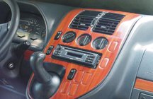 Mercedes Vito W638 1996–2003 Dashboardpanelen VIP (1996-1999) Notenhout foto 1