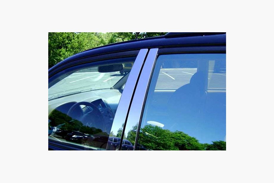 Nissan NP300 1999–2015 Chromen deurstijlen (4 stuks, RVS) Image