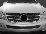 Mercedes ML W164 2005–2011 Grille sierlijsten (set van 5, RVS) Carmos - Turks staal foto 1