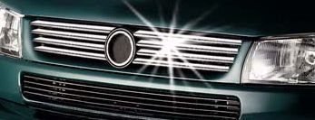 Volkswagen T4 Caravelle/Multivan 1990–2003 RVS sierlijsten voor grille Kosoyu kapot (8 stuks) foto 6