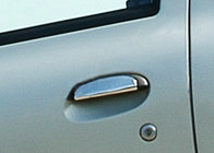 Renault Symbol 1999–2008 RVS deurgreep covers foto 5