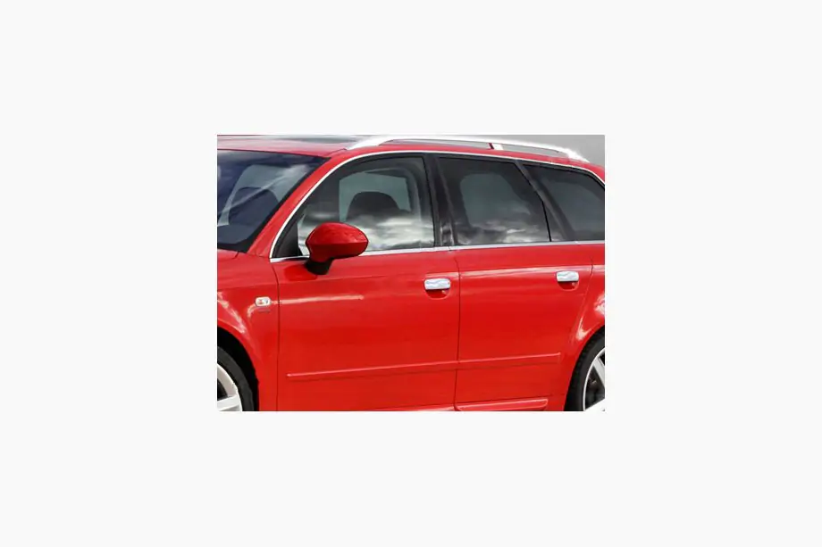 Seat Exeo 2008–2013 Deurgreep covers (set 4 stuks, RVS) Image