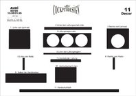 Audi 80/90 1987–1996 Decoratieve dashboardafdekking Carbonlook foto 4