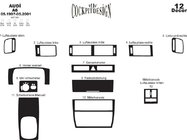 Audi A6 C5 1997–2001 Dashboardpanelen Carbonlook foto 3