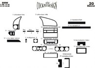 BMW 3 Serie E36 1990–2000 Dashboard sierlijsten Carbonlook foto 4