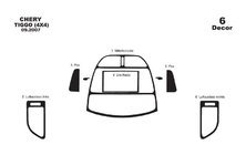 Chery Tiggo 1 2005–2016 Dashboard sierlijsten (kleine set) foto 3