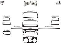 Fiat Linea 2006–2018 Dashboard sierlijsten Houtlook foto 2