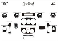 Fiat Fiorino/Qubo 2008–2024 Decoratieve dashboard sierlijsten Houtlook foto 4