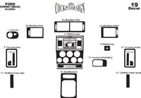 Ford Connect 2006–2009 Dashboard sierlijsten Aluminium foto 3