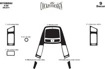 Hyundai I-30 2007–2011 Dashboard sierlijsten Small Houtlook foto 3